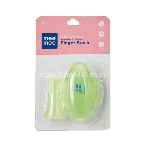Mee Mee Finger Brush With Cover || Item No.MM1020BORG